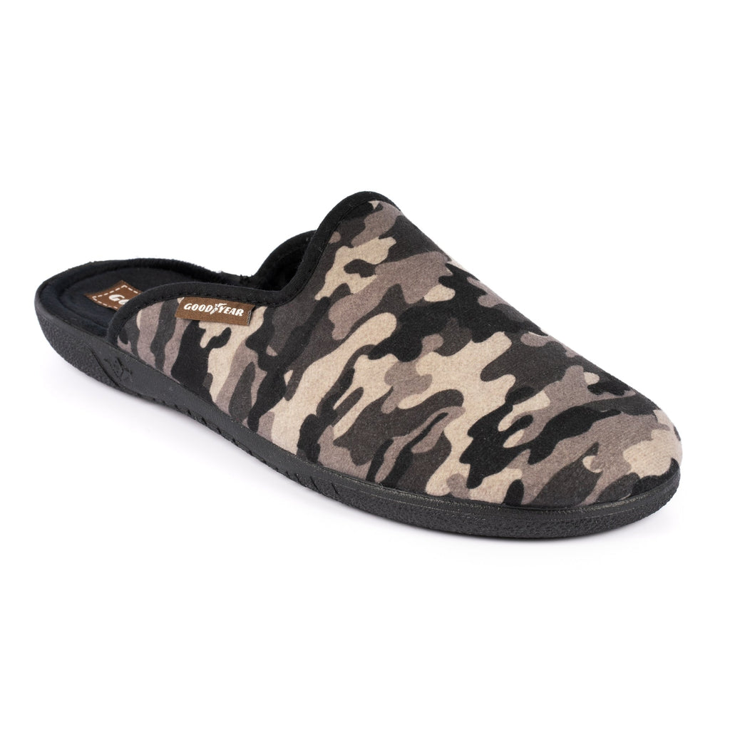 Rocky Black Goodyear Mule Slipper