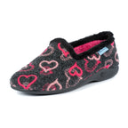 Jolly Black Heart Full Slipper