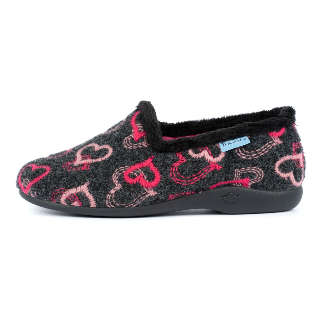 Jolly Black Heart Full Slipper