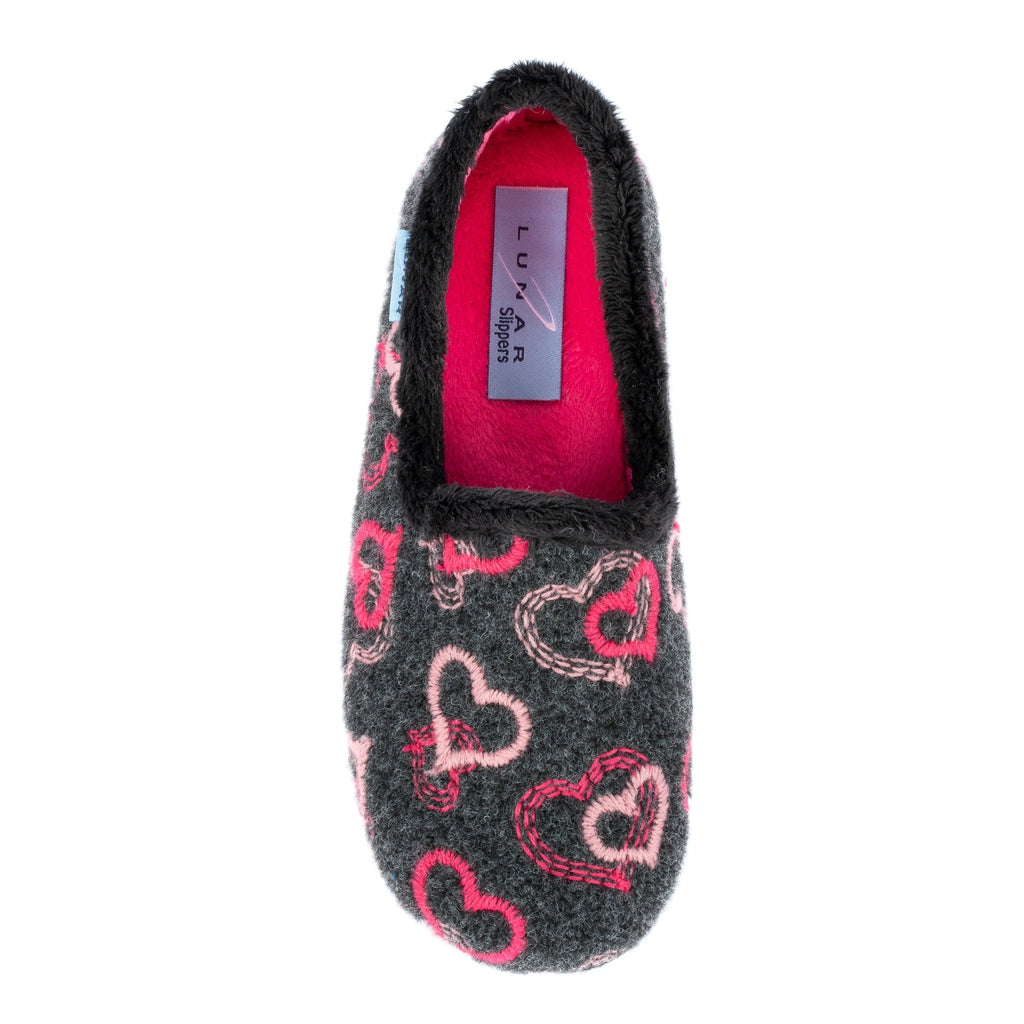 Jolly Black Heart Full Slipper