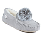 Lazy Dogz Bessie Grey Suede Slipper
