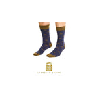 LLB Mens Navy Repeat Socks