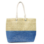 Surie Multi Blue Two Tone Beach Bag