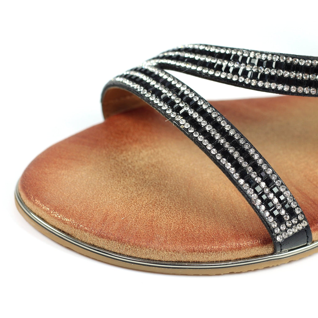 Blaise II Black Sandal