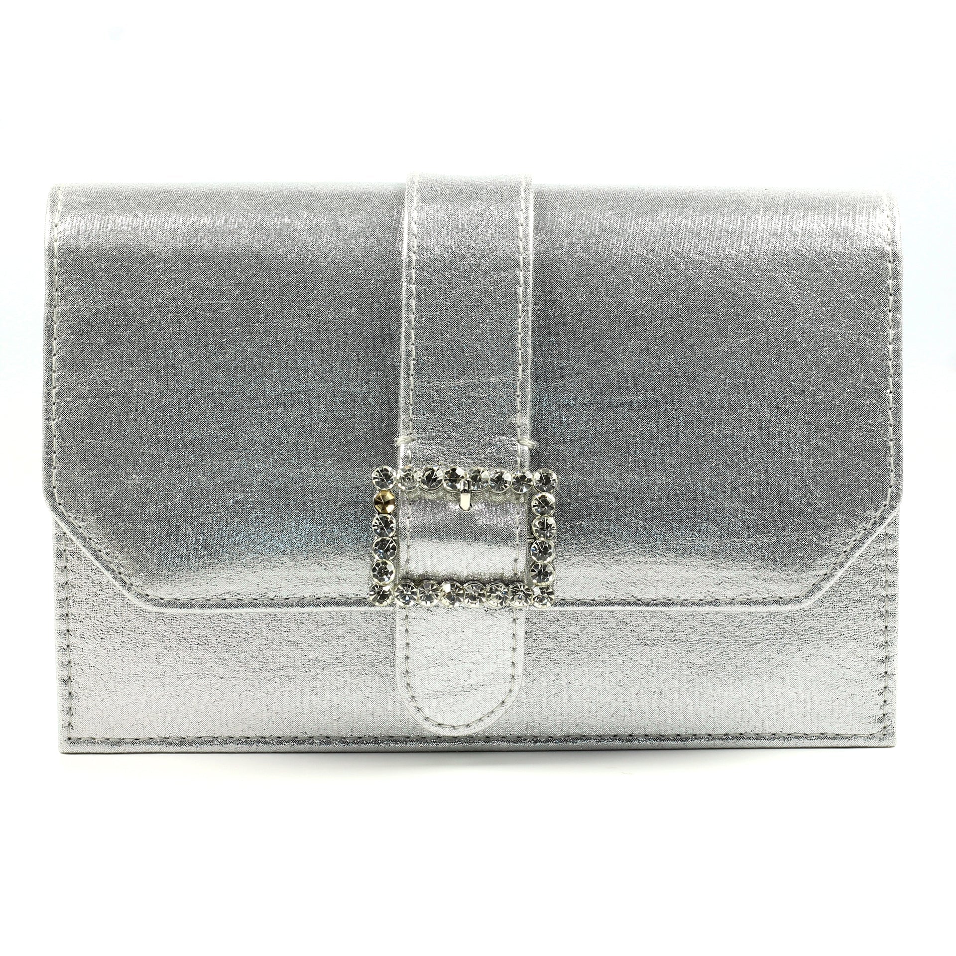 Trixabel Silver Satin Bag