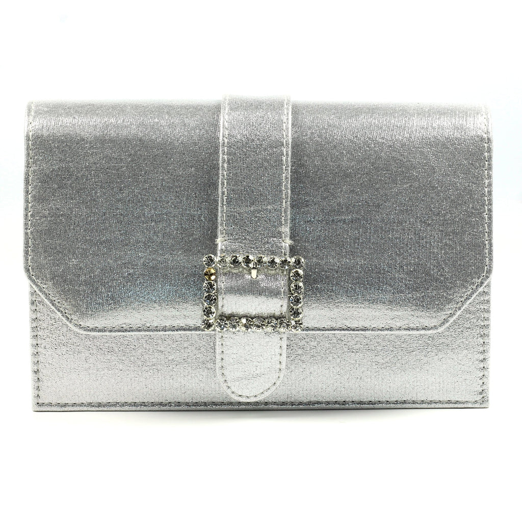 Trixabel Silver Satin Bag