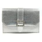 Trixabel Silver Satin Bag