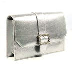 Trixabel Silver Satin Bag