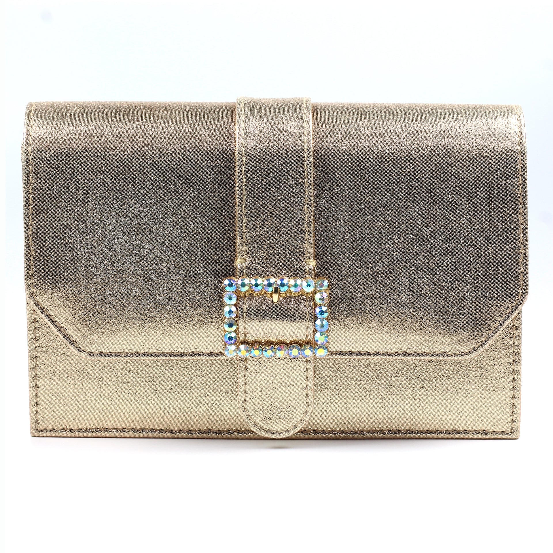 Trixabel Gold Satin Bag