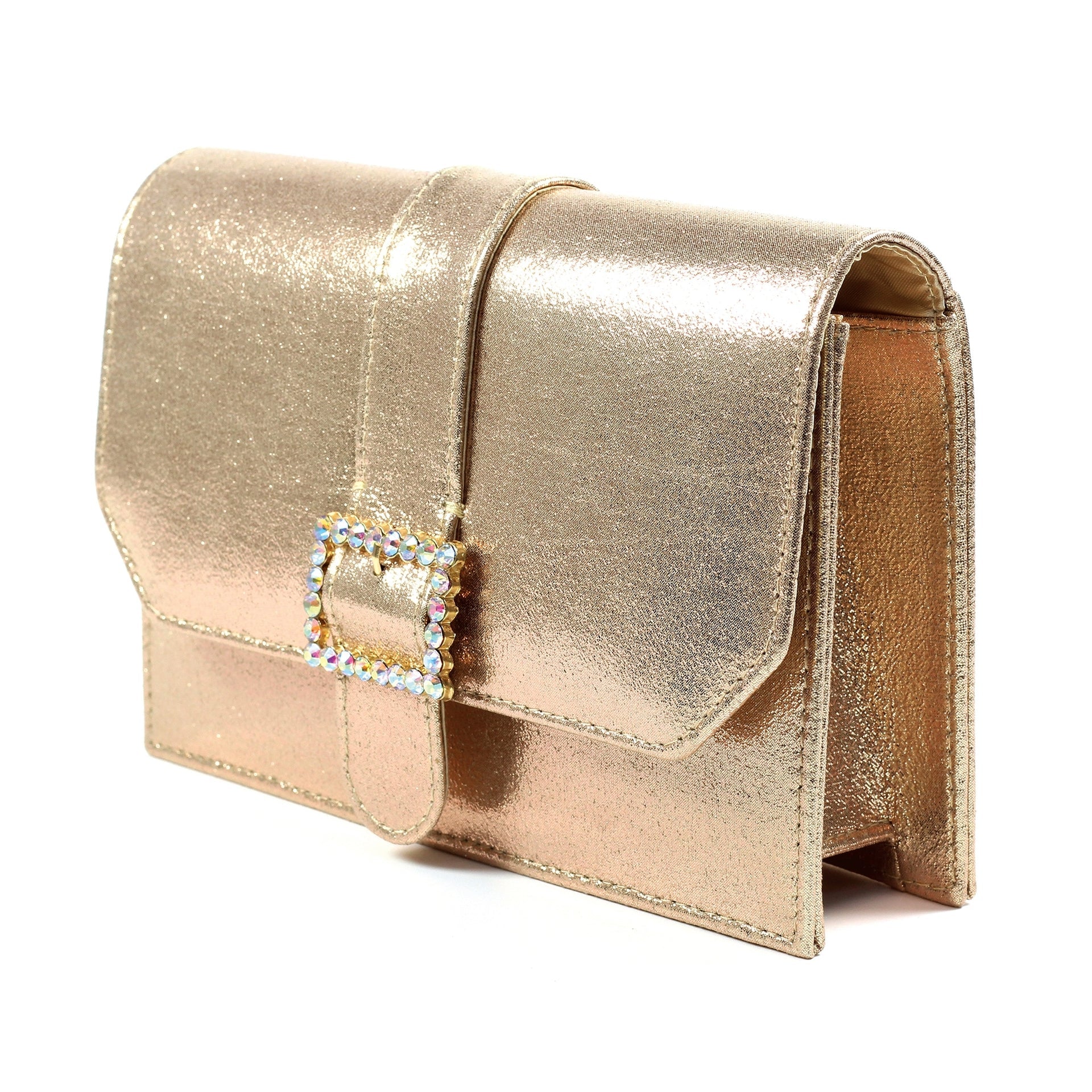 Trixabel Gold Satin Bag