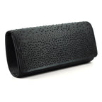 Lucia Black Satin Bag