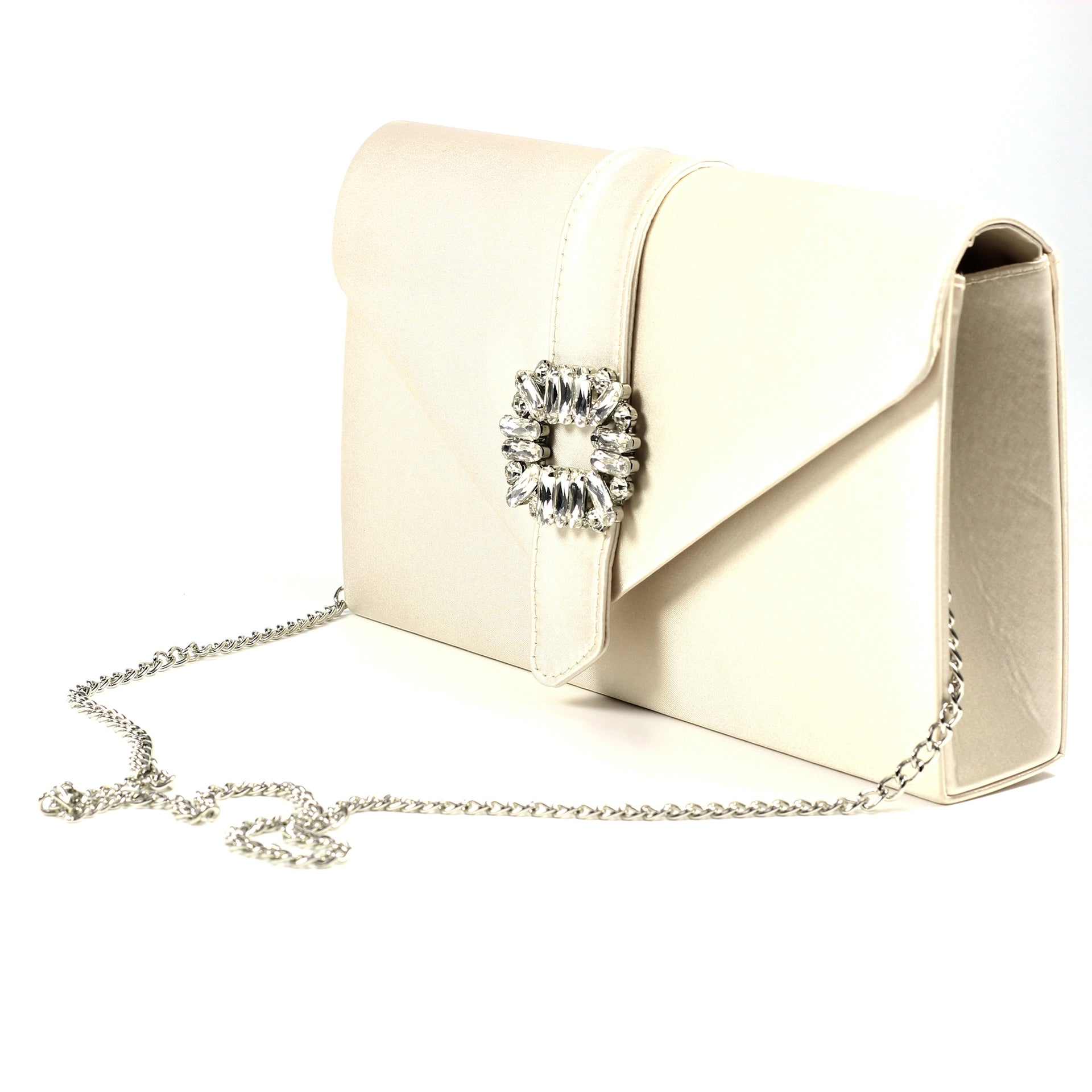 Venice Champagne Satin Bag