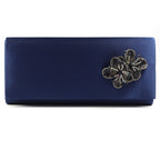 Ankara Navy Satin Bag
