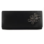 Ankara Black Satin Bag
