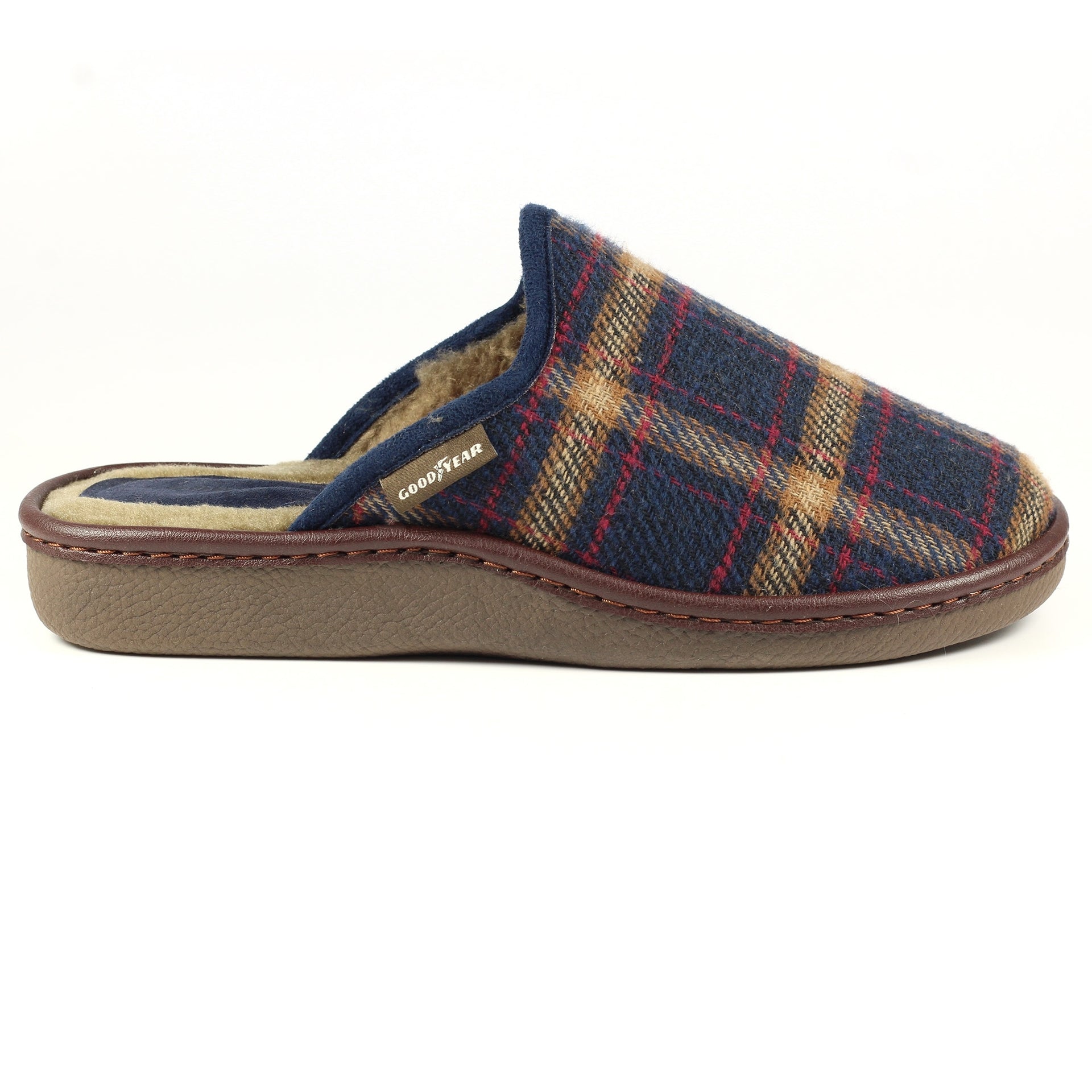 Frank Blue Mule Slipper
