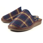 Frank Blue Mule Slipper