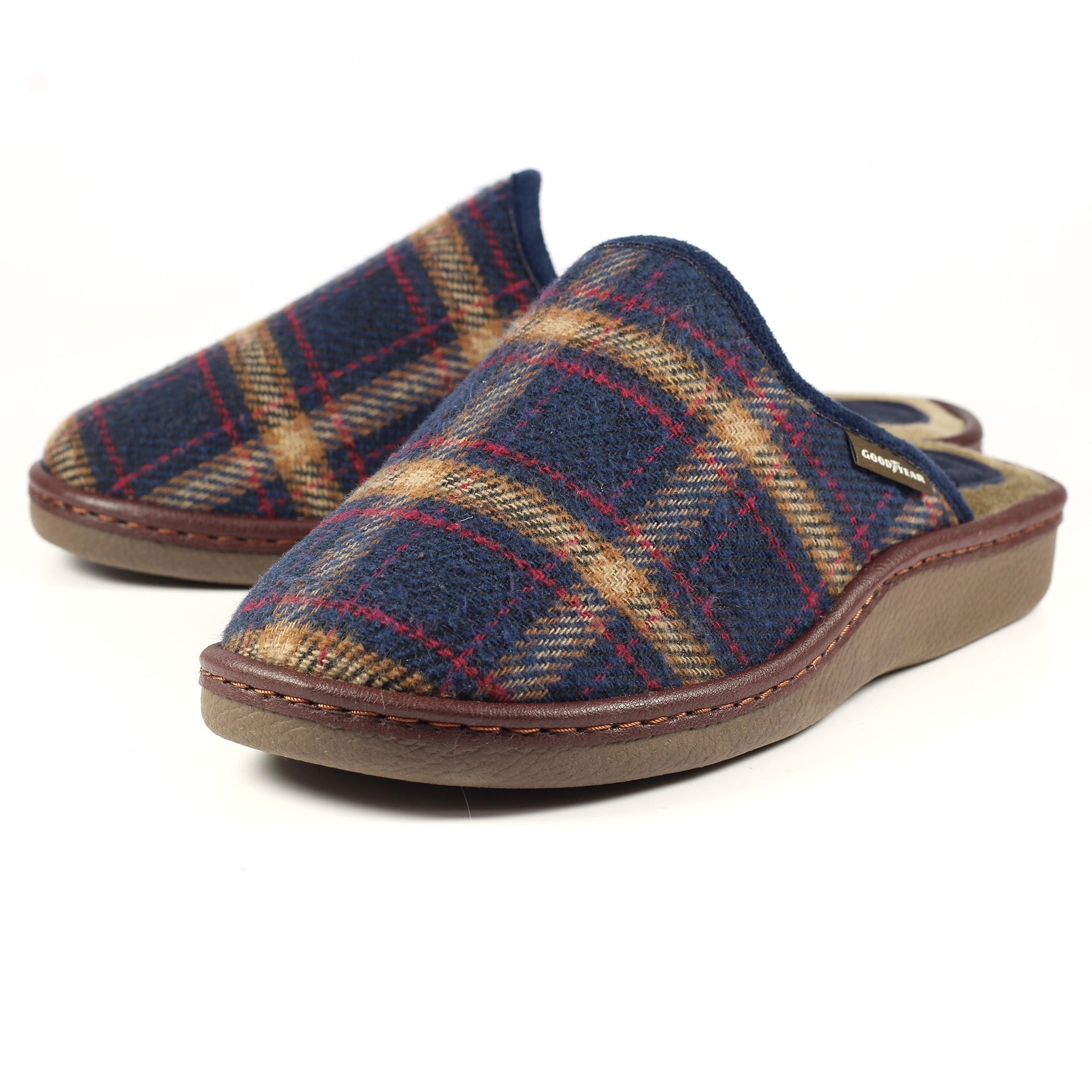 Frank Blue Mule Slipper