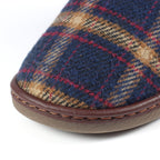 Frank Blue Mule Slipper