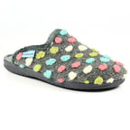Montreal Grey Mule Slipper