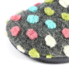 Montreal Grey Mule Slipper
