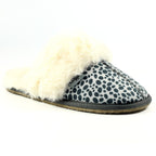 Dane Ocelot Suede Mule Slipper