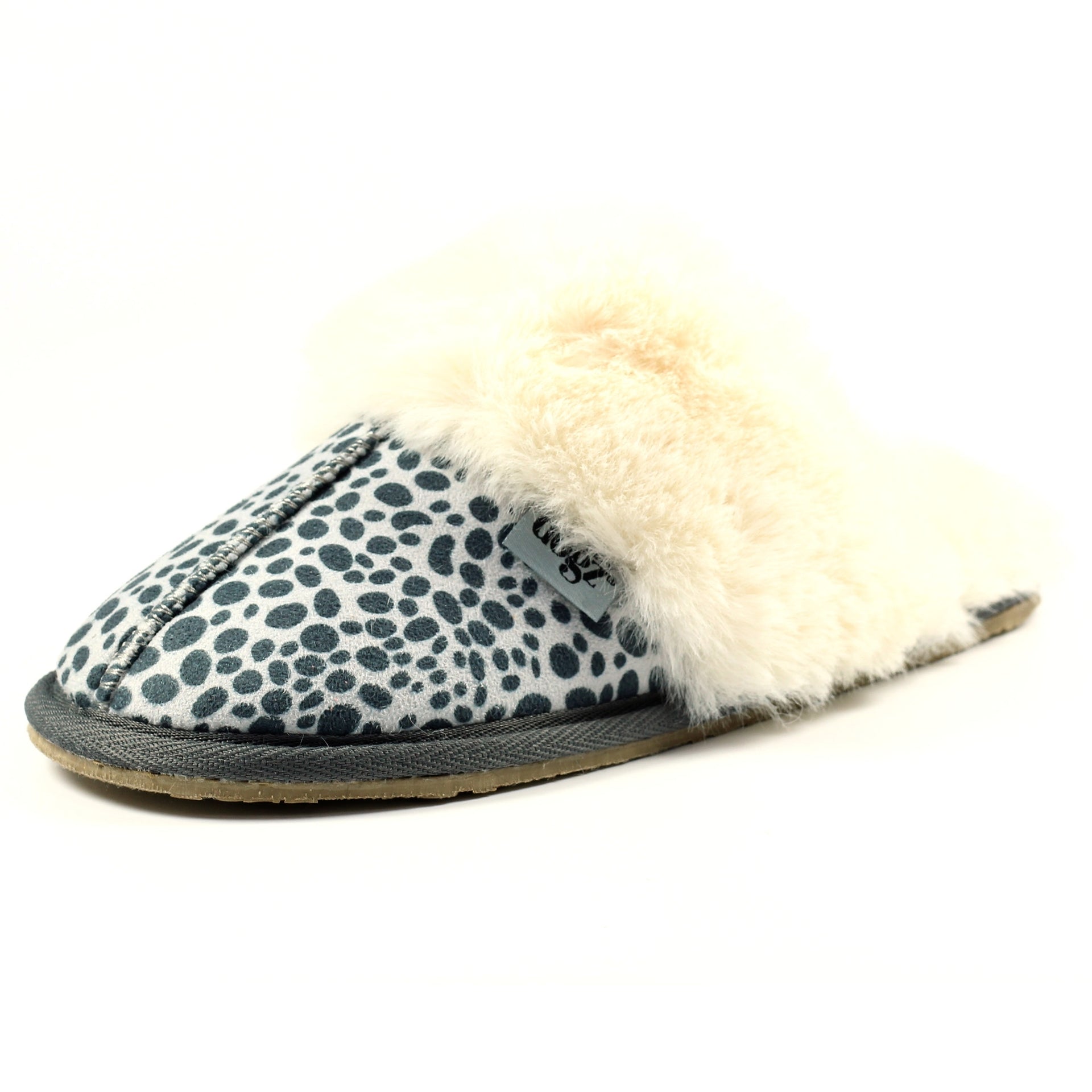 Dane Ocelot Suede Mule Slipper
