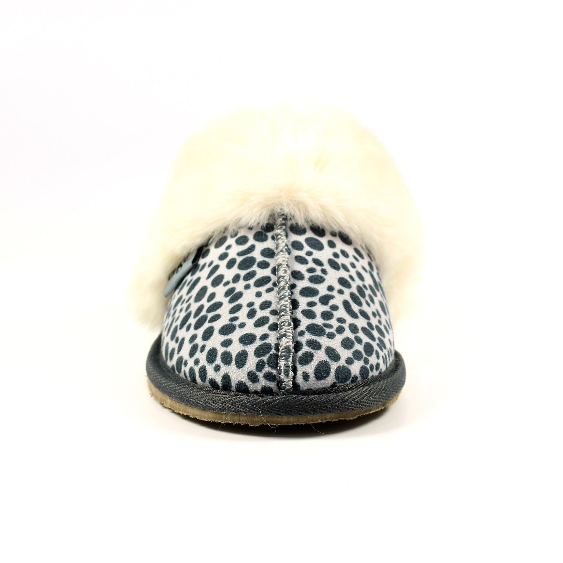 Dane Ocelot Suede Mule Slipper