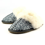 Dane Ocelot Suede Mule Slipper