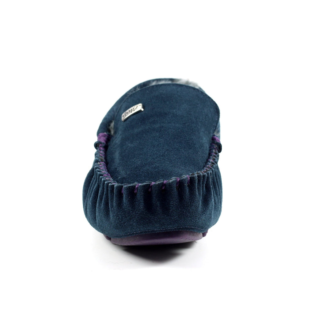 Percy II Blue Suede Slipper