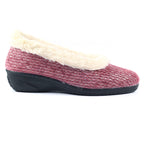 Marlene Burgundy Wedge Slipper