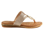 Ezra Rose Gold  Sandal