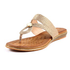 Ezra Rose Gold  Sandal