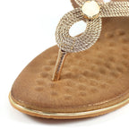 Ezra Rose Gold  Sandal