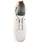 Flamborough White Leather Shoe