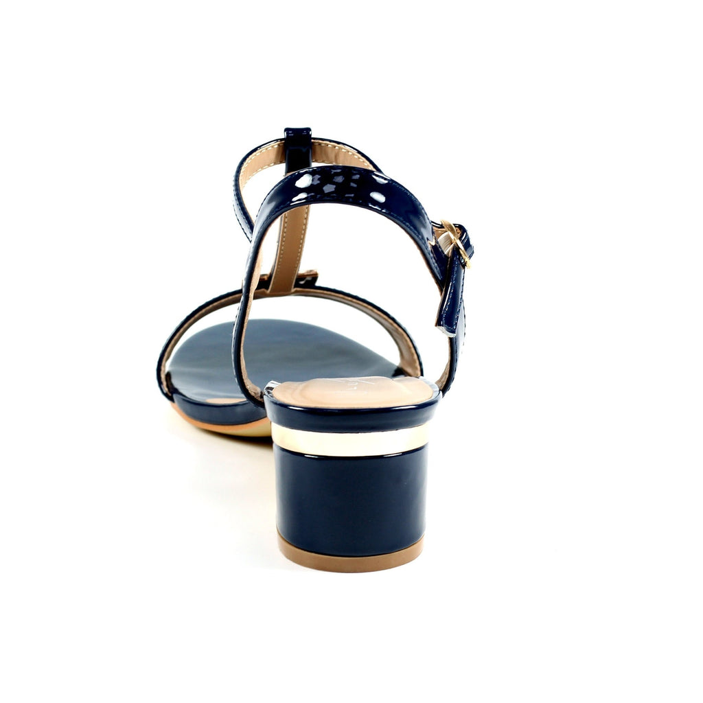 Blaze Navy Patent Sandal