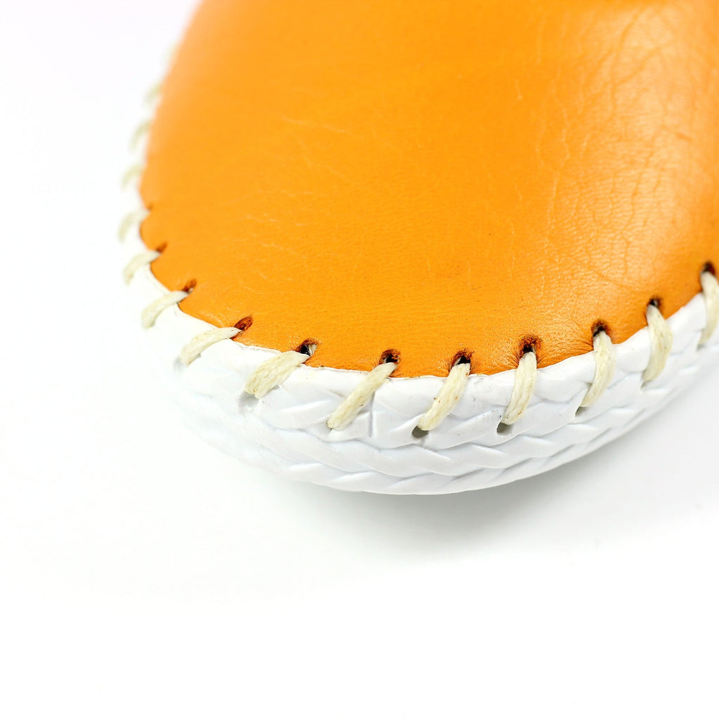 St. Ives Mustard Leather Plimsoll