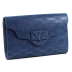 Mira Navy Clutch Bag