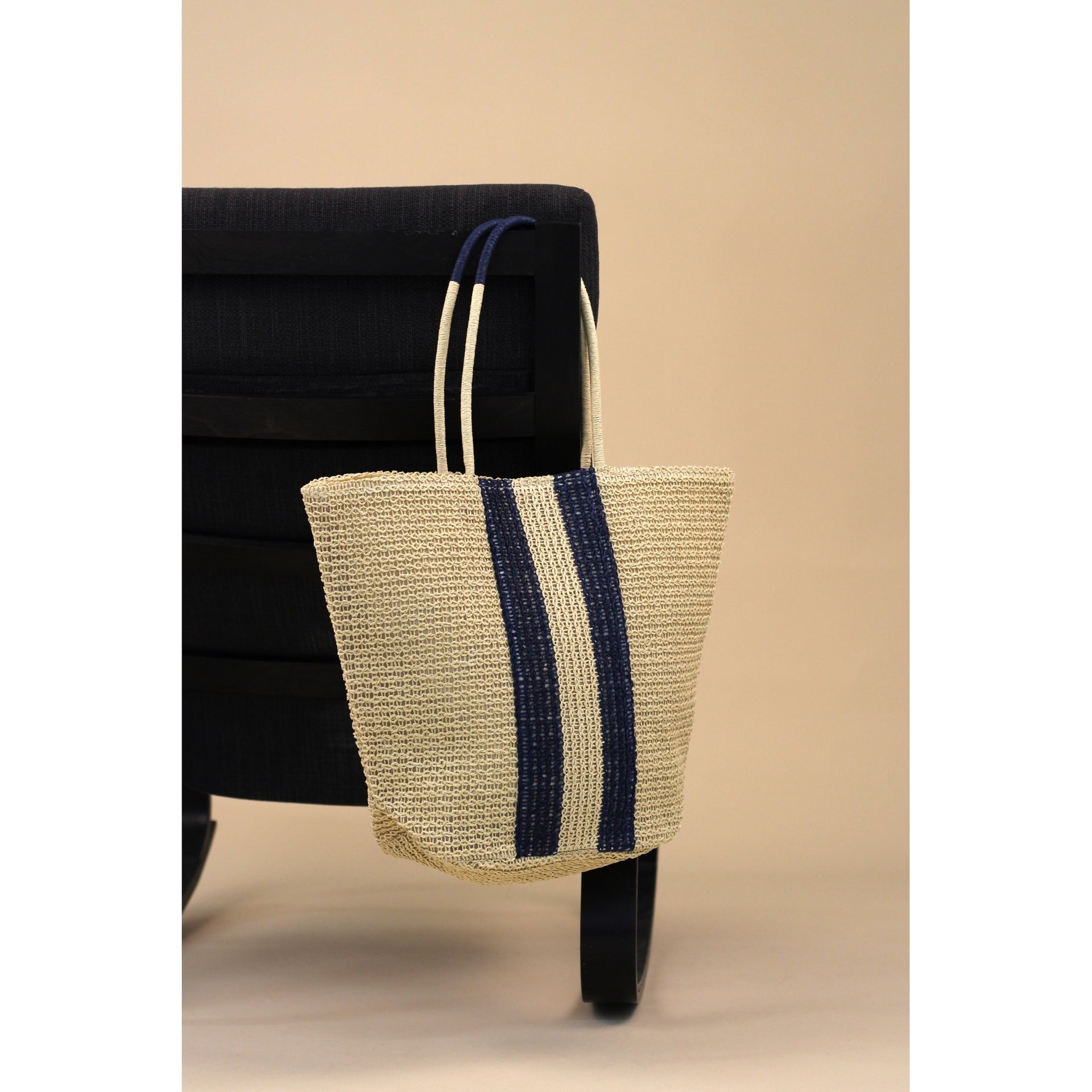Magdalene Double Stripe Beach Bag