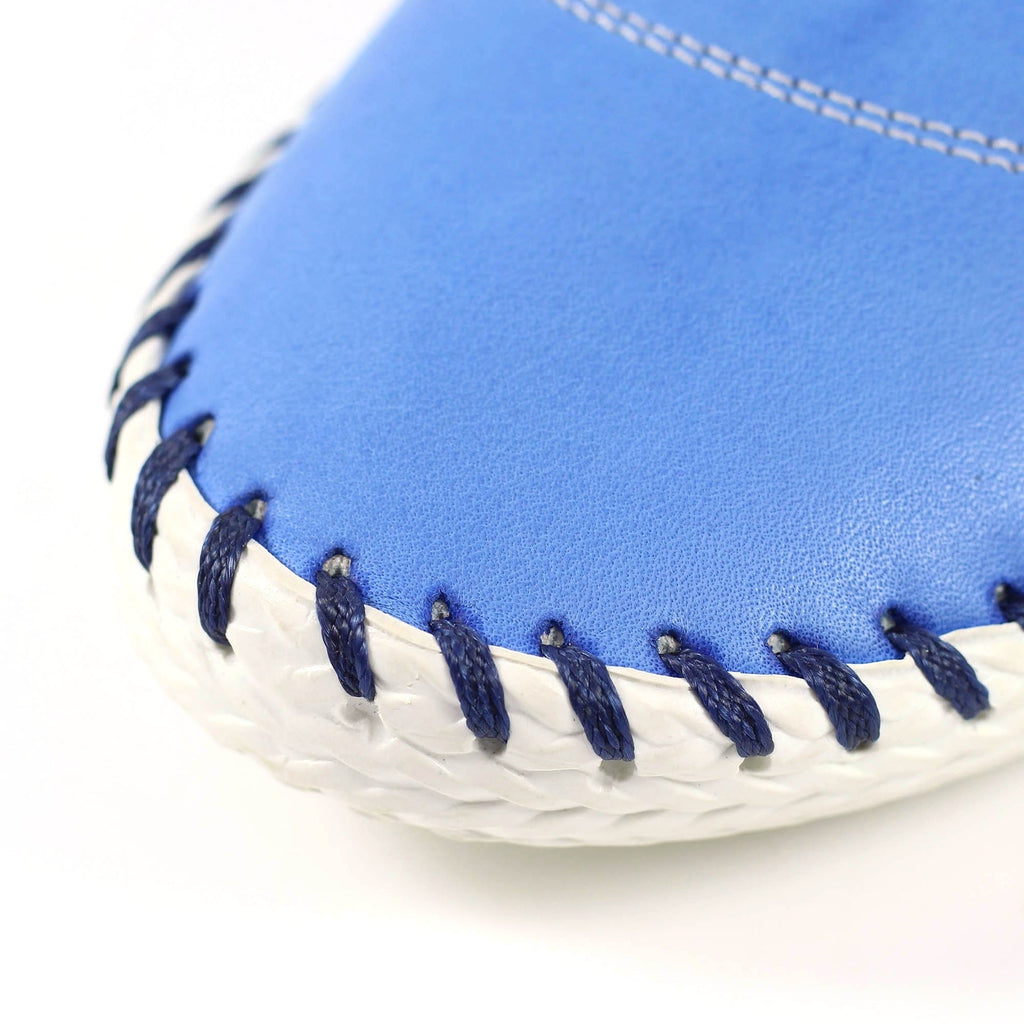 St. Ives Cobalt Blue Leather Plimsoll