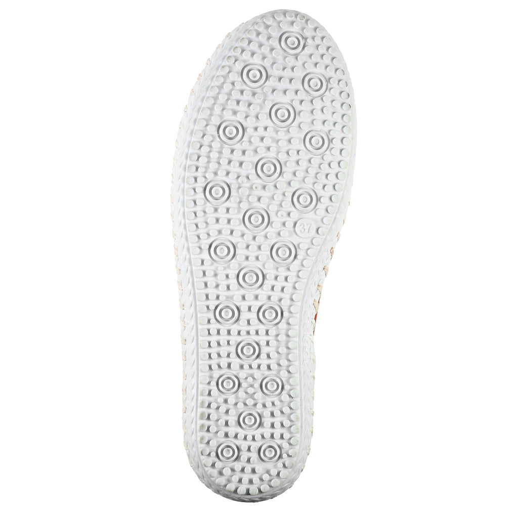 St. Ives Orange Leather Plimsoll