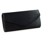 Janelle Black Satin Bag