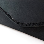 Janelle Black Satin Bag