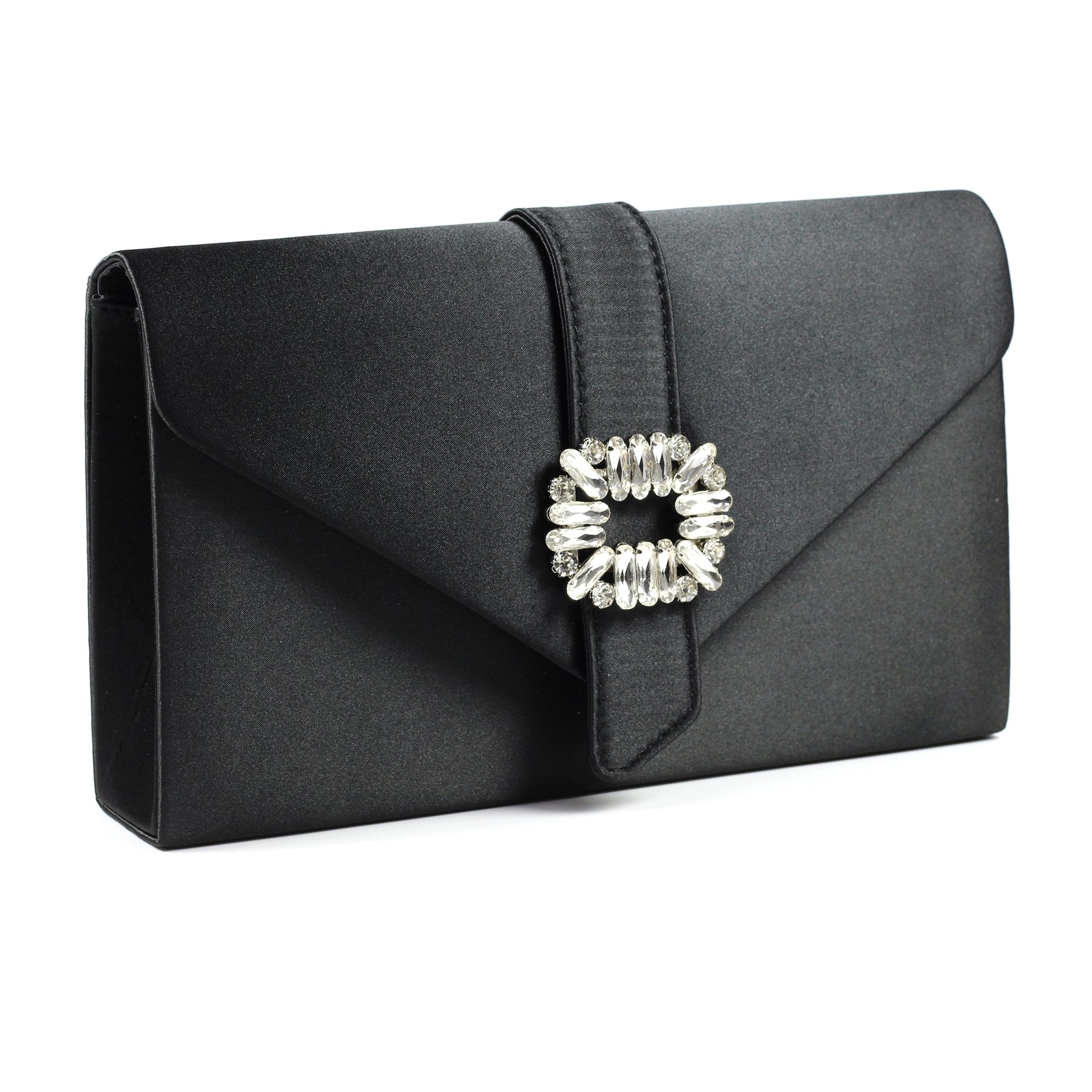 Venice Black Satin Bag