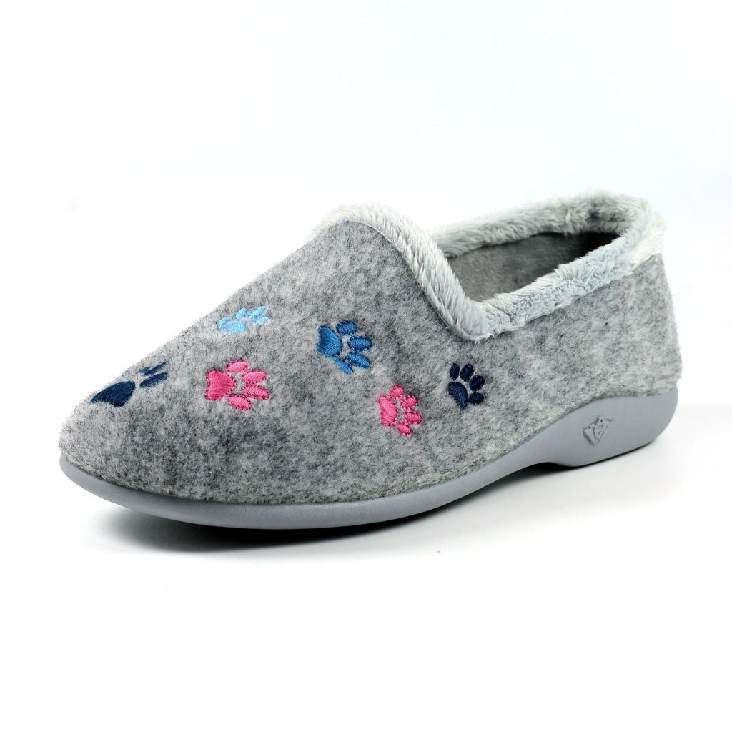 Charley Grey Slipper