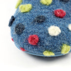Helix Mid Blue Polka Dot Slipper