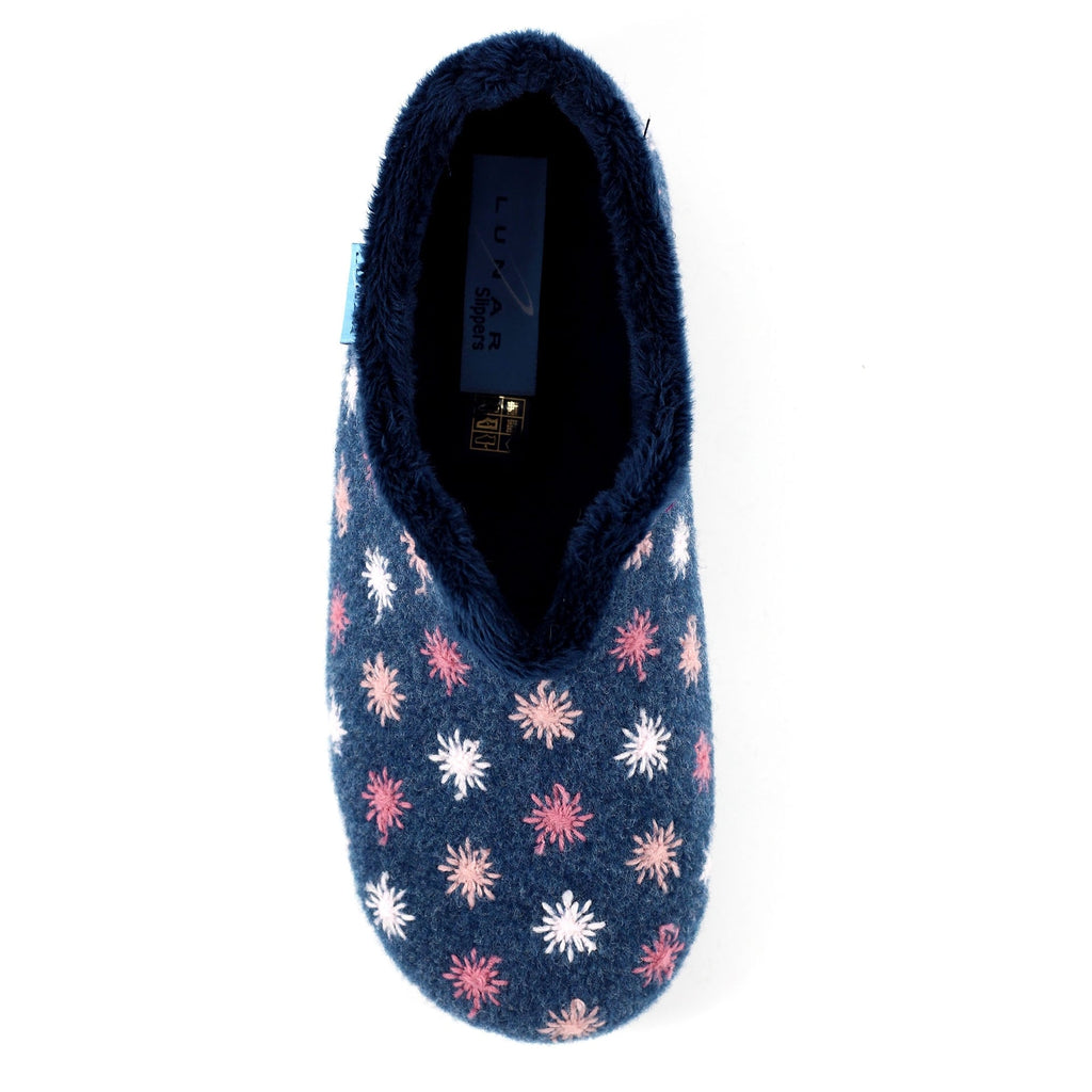 Sundance Navy Slipper