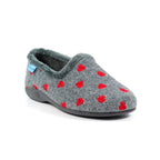 Callisto Grey Full Slipper