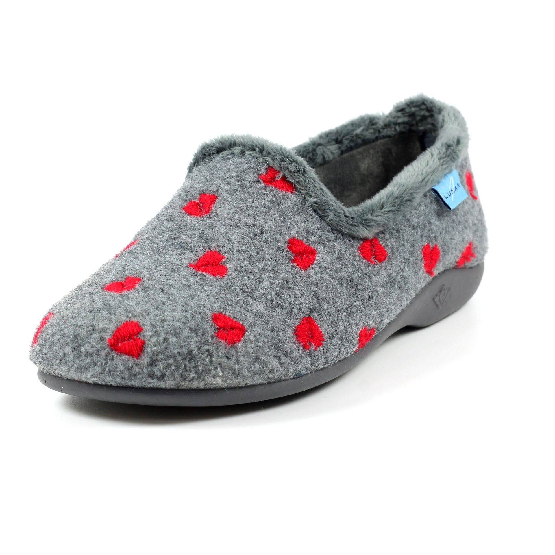 Callisto Grey Full Slipper