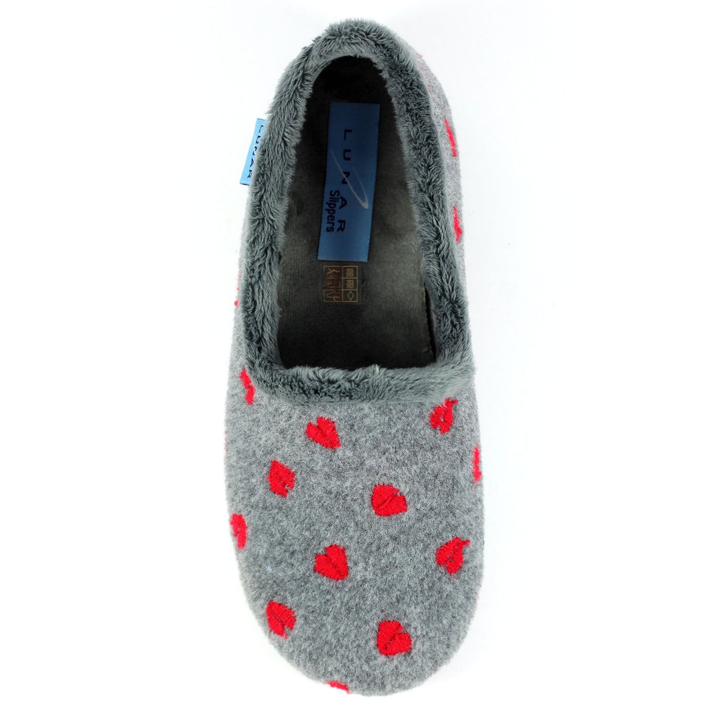 Callisto Grey Full Slipper