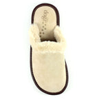 Lazy Dogz Otto Beige Suede Slipper